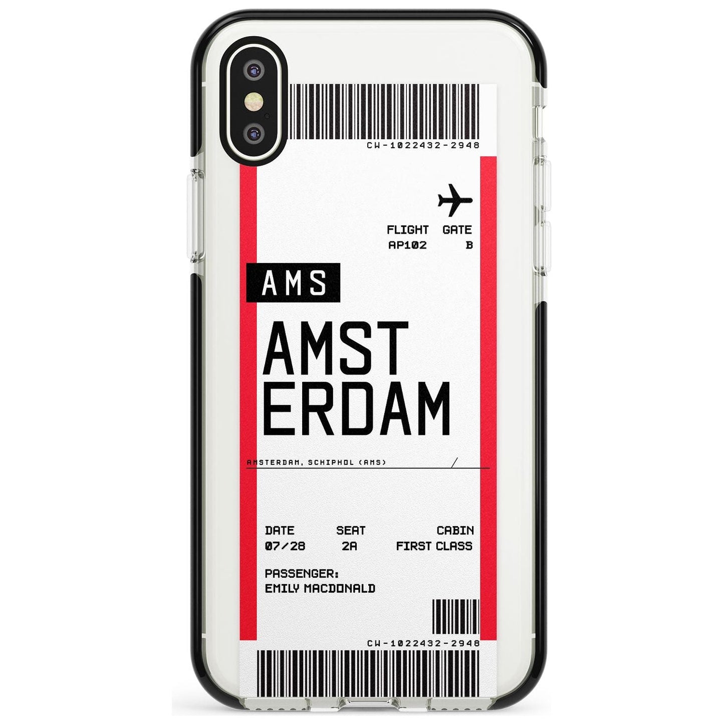 Personalised Amsterdam Boarding Pass