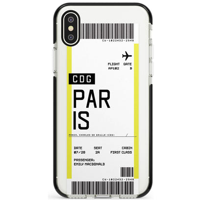 Personalised Paris Boarding Pass