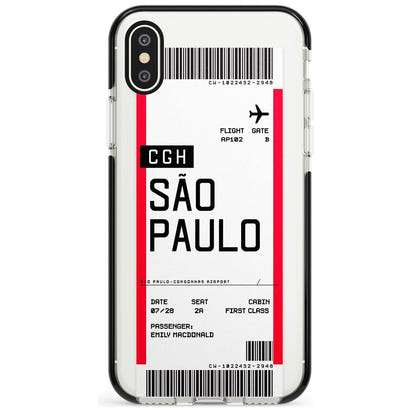 Personalisierte Bordkarte für São Paulo