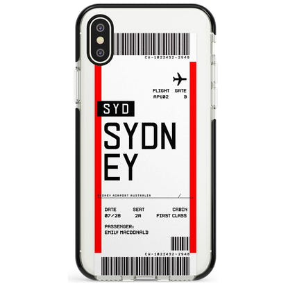 Personalised Sydney Boarding Pass