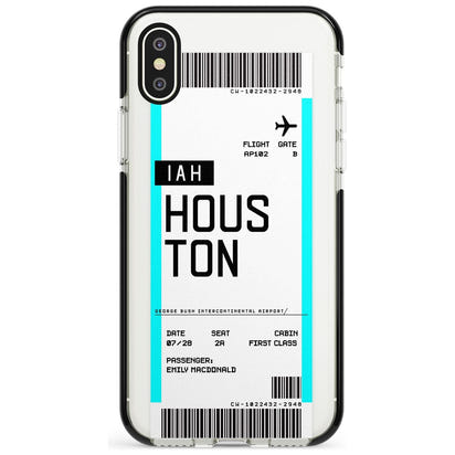 Personalised Houston Boarding Pass