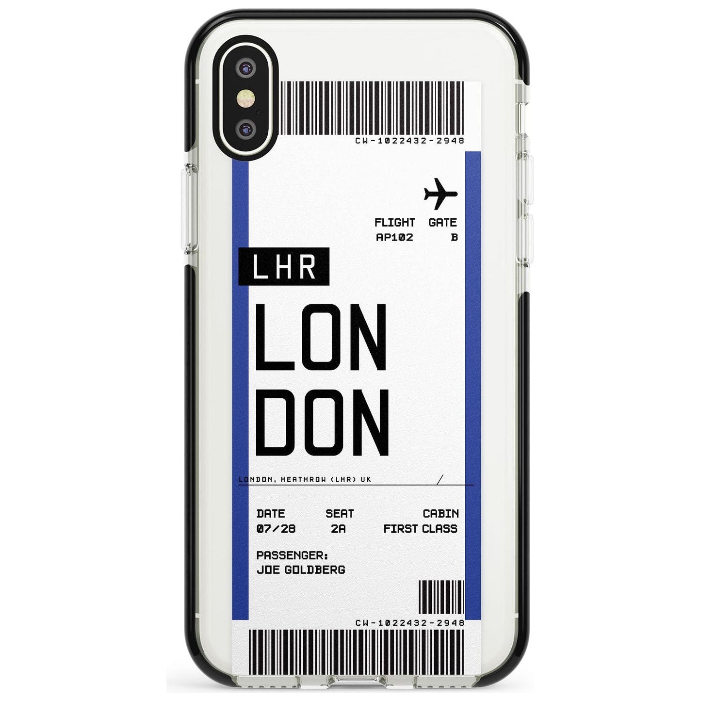 Personalised London Boarding Pass