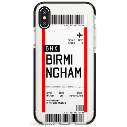 Personalised Birmingham Boarding Pass
