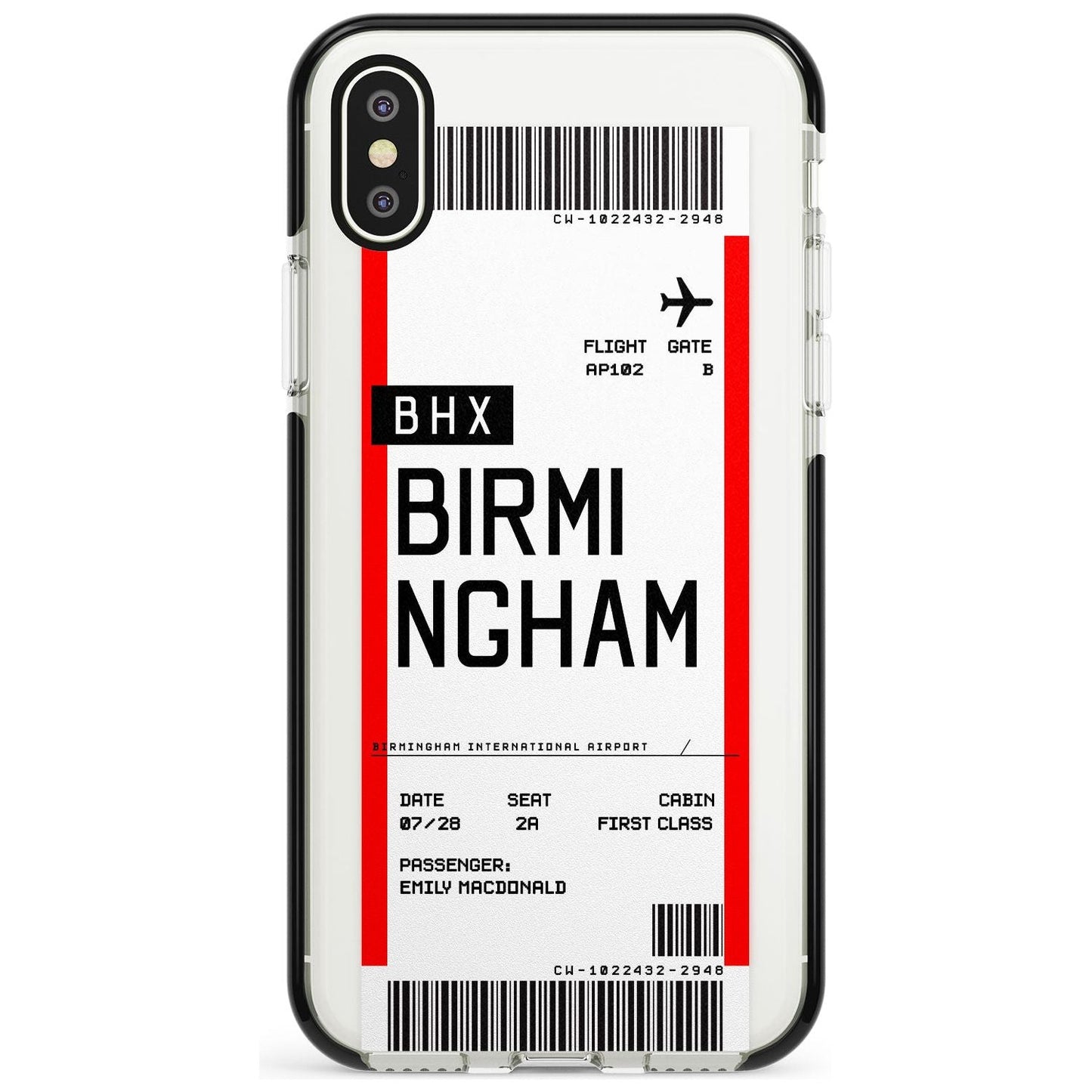 Personalised Birmingham Boarding Pass