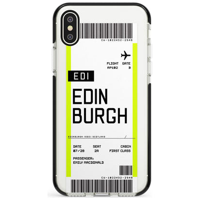 Personalised Edinburgh Boarding Pass