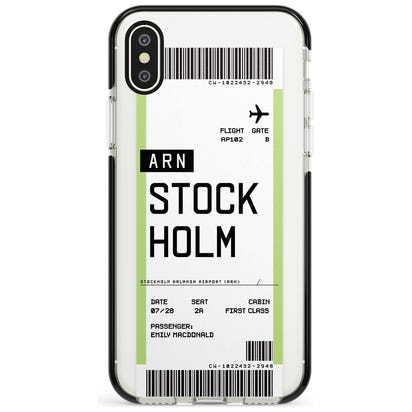 Personalised Stockholm Boarding Pass