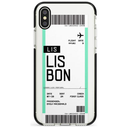Personalised Lisbon Boarding Pass