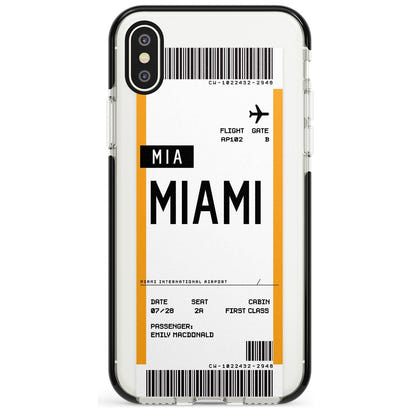Personalised Miami Boarding Pass