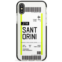 Personalisierte Bordkarte für Santorini