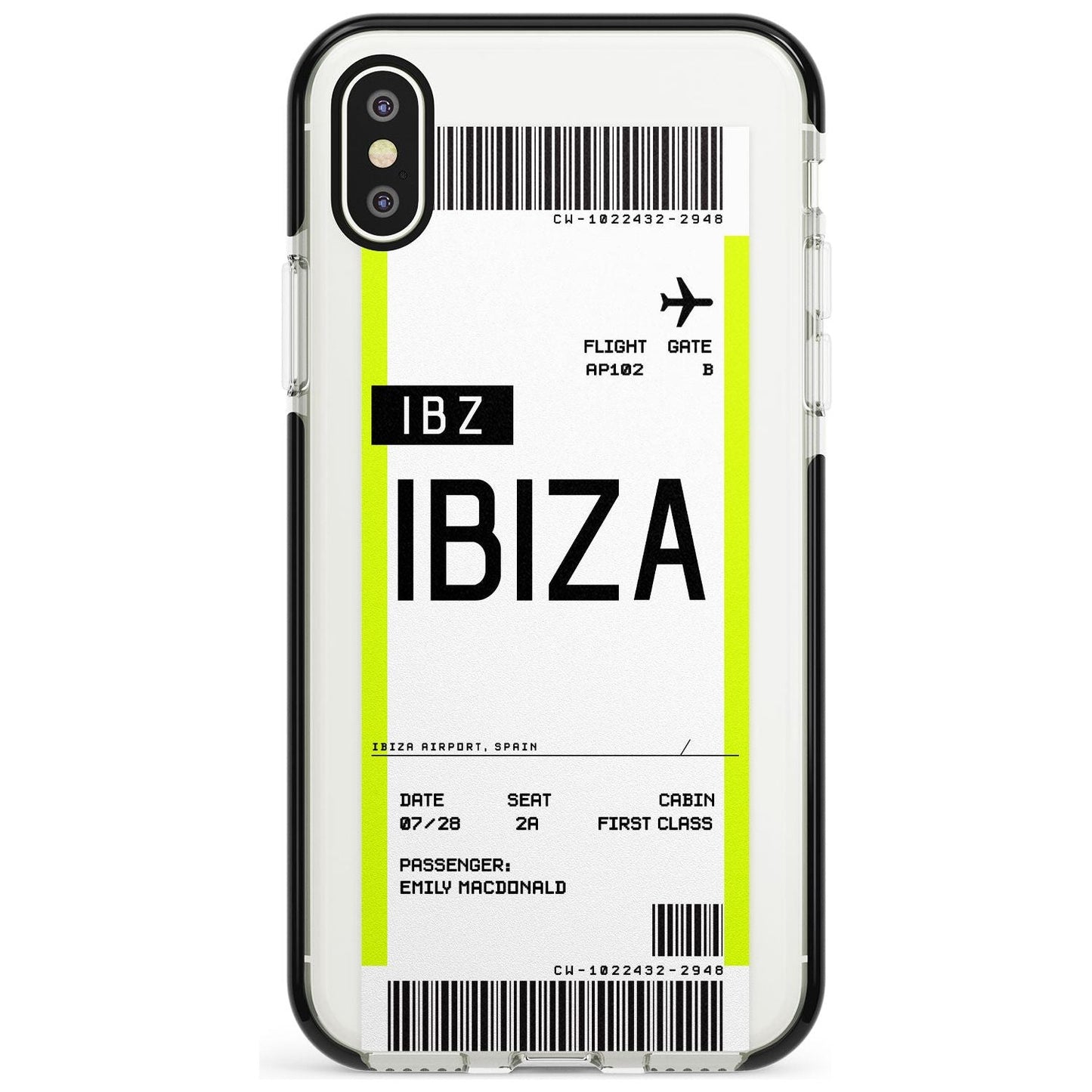 Personalised Ibiza Boarding Pass