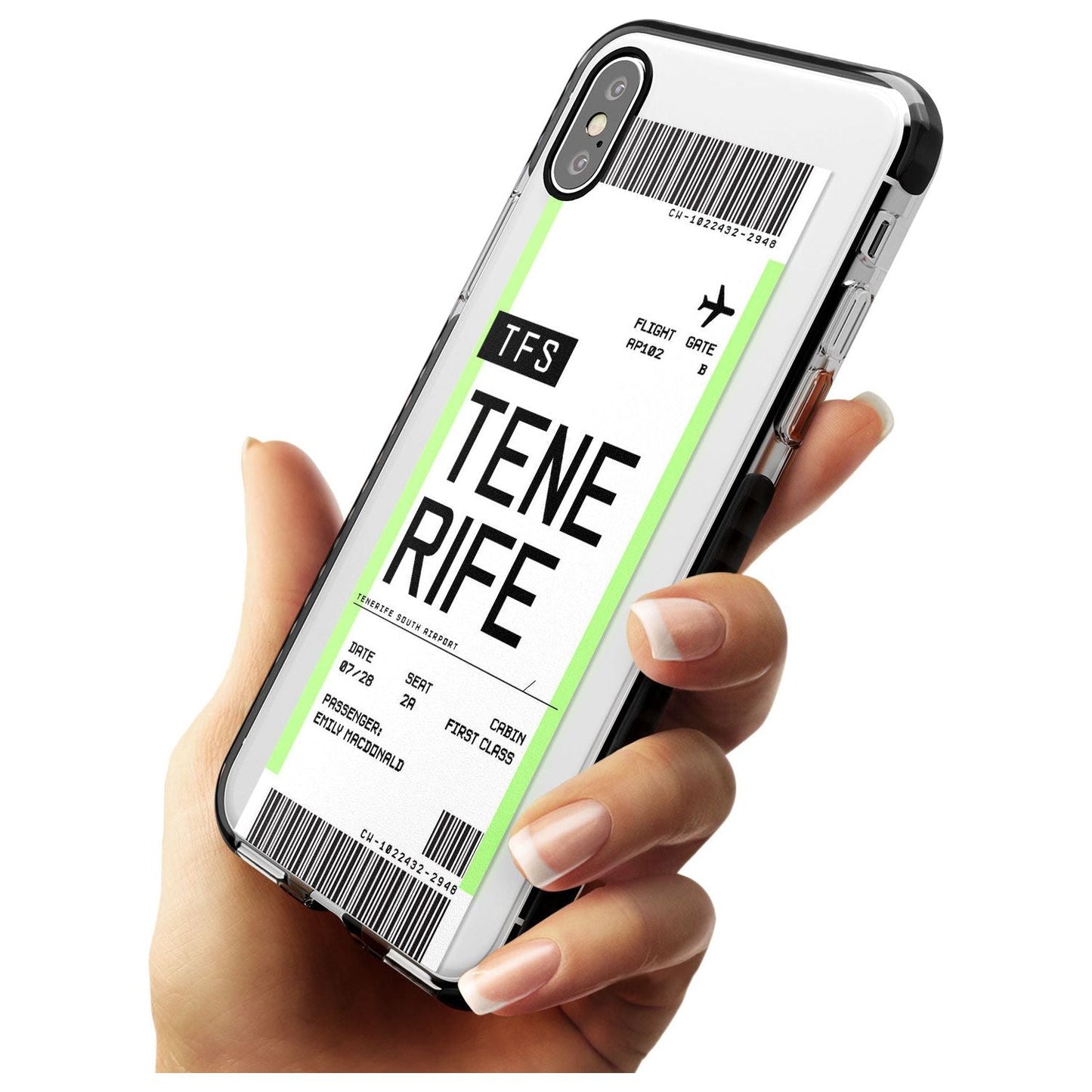 Personalised Tenerife Boarding Pass