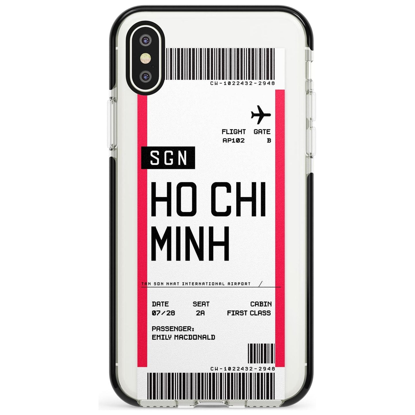Personalised Ho Chi Minh Boarding Pass