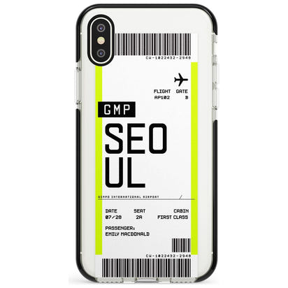 Personalised Seoul Boarding Pass