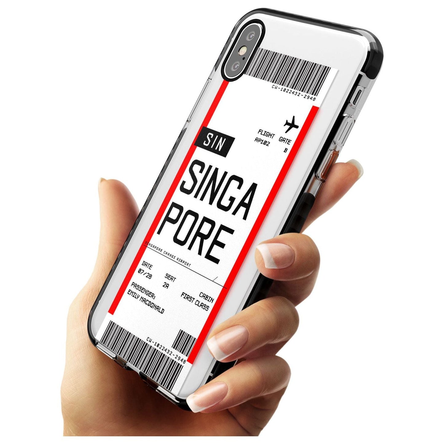 Personalised Singapore Boarding Pass
