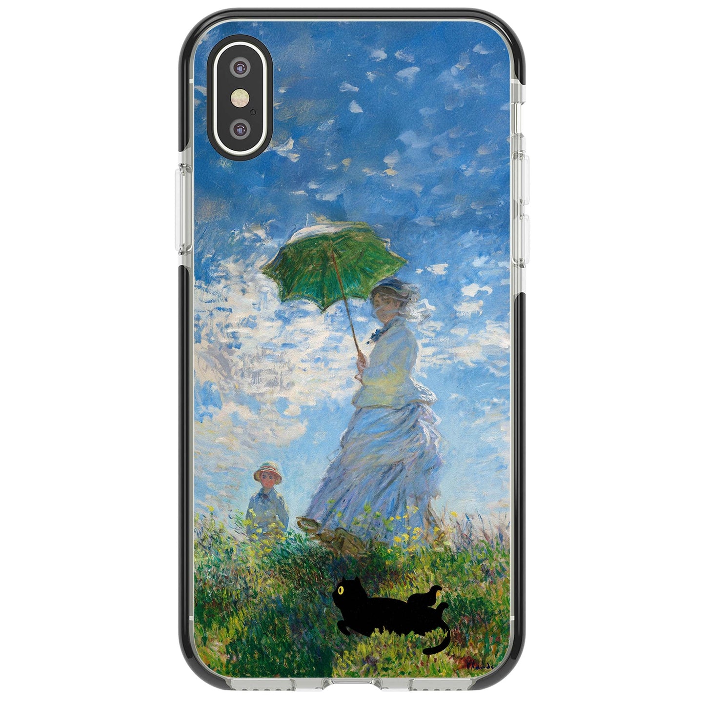 Cat with Monet's Parasol Lady