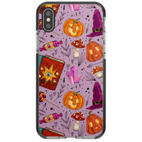 Witchy Cartoon Halloween Pattern
