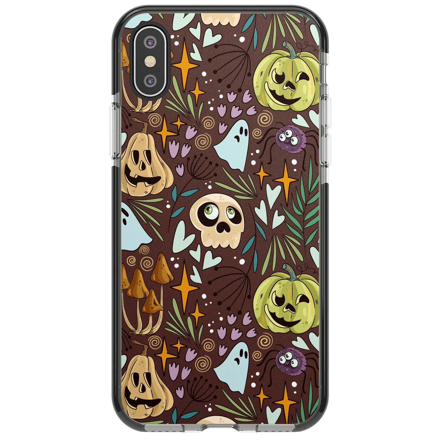 Goblincore Cartoon Halloween Pattern