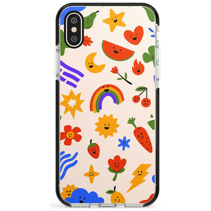 Verspielte Kawaii-Symbole