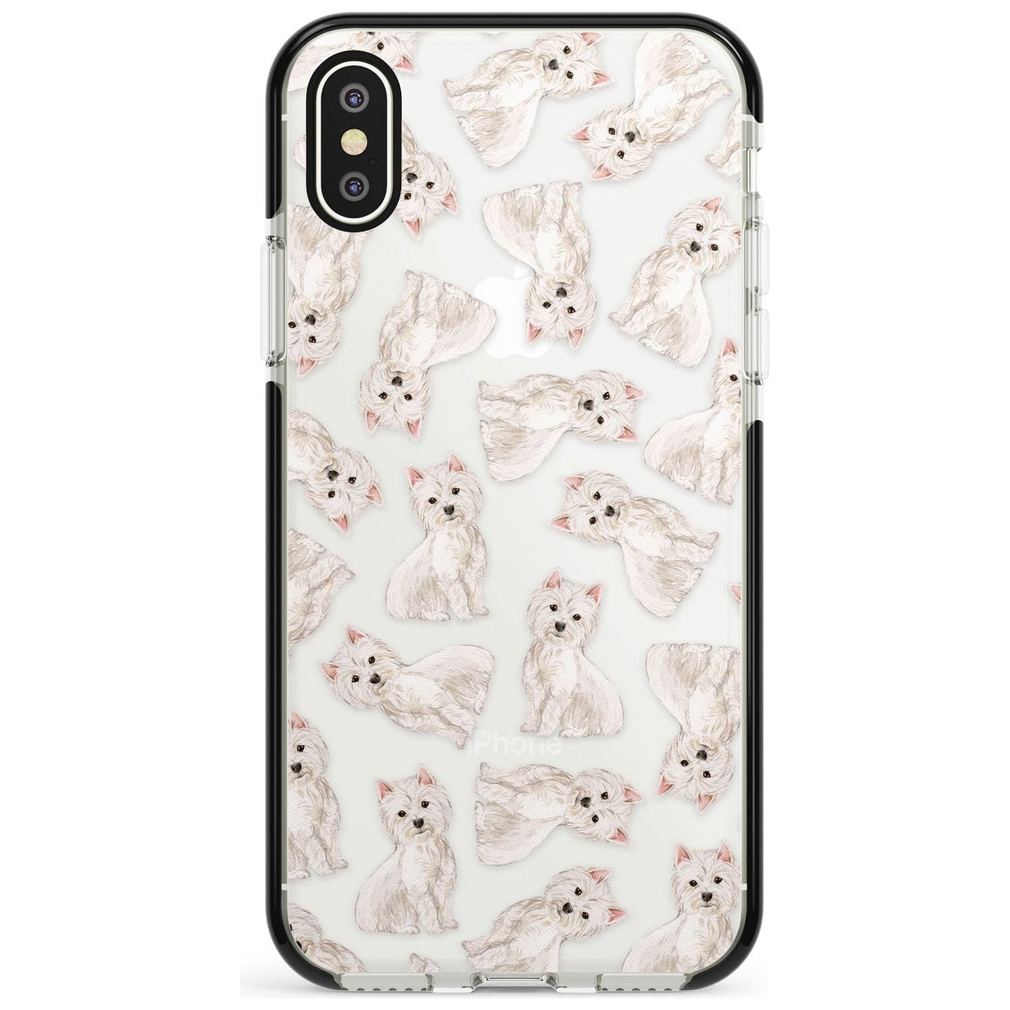 Motif de chien Westie