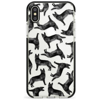 German Shepherd Pattern Black
