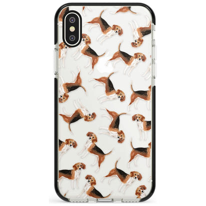 Beagle Watercolor Pattern
