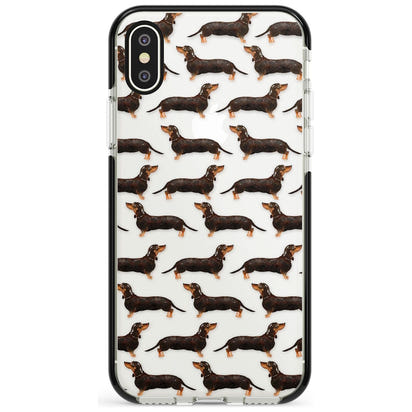 Dachshund Pattern Black Tan