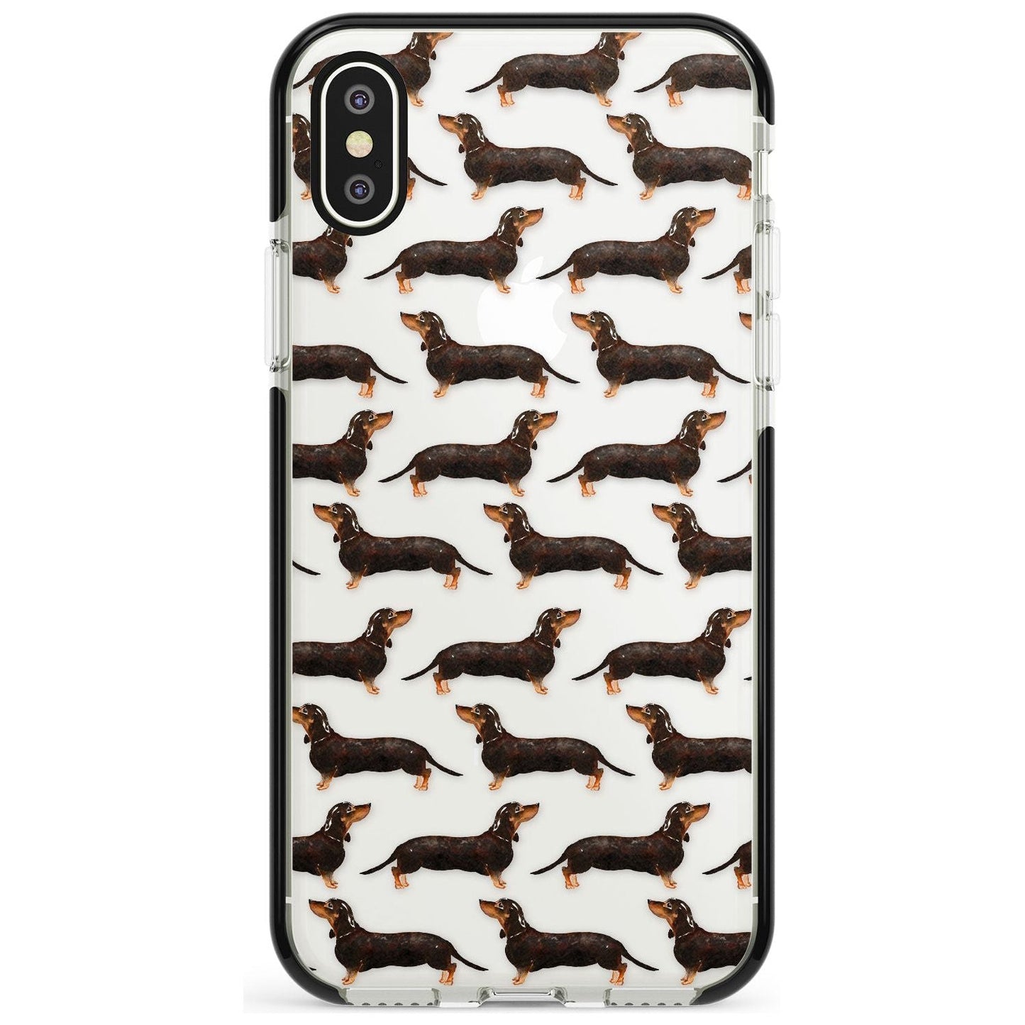 Dachshund Pattern Black Tan