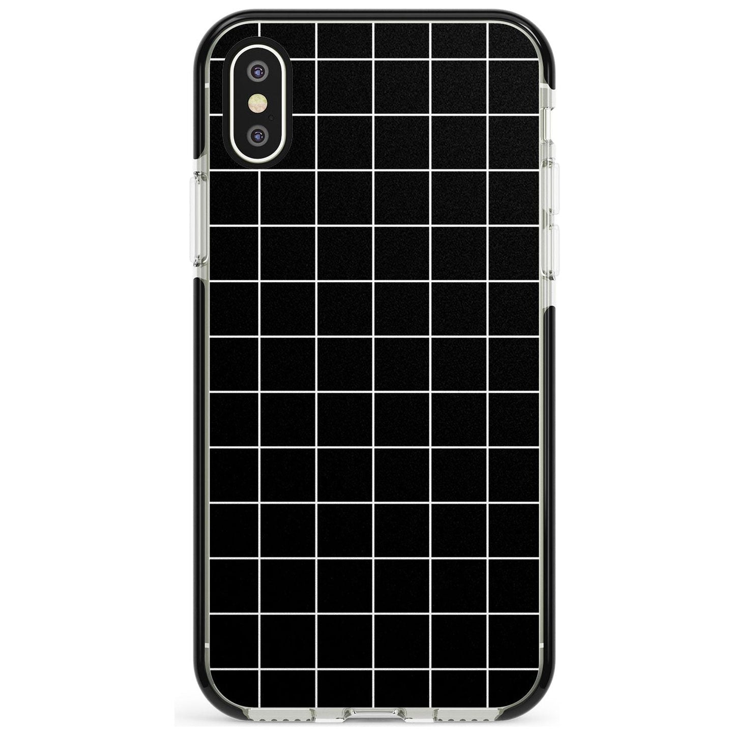 Minimalist Grid Pattern Black