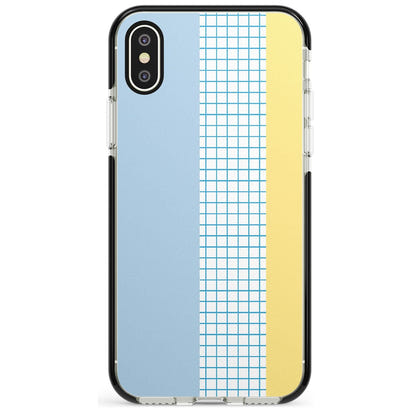 Abstract Grid Blue & Yellow