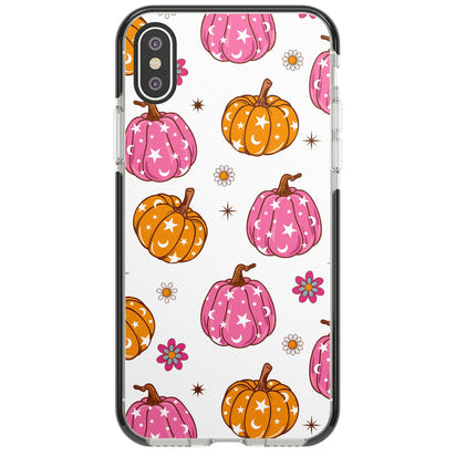 Motif de citrouilles Fleurs et Étoiles