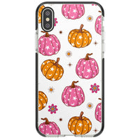 Motif de citrouilles Fleurs et Étoiles