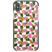 Wavy Butterfly Checked Pattern