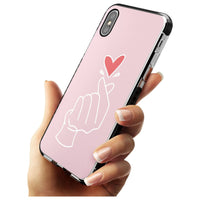 Pink Heart Hand
