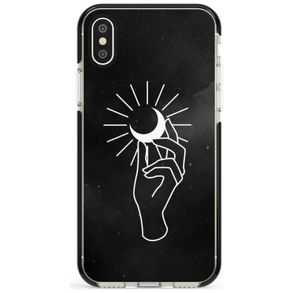 Hand Holding Celestial Moon