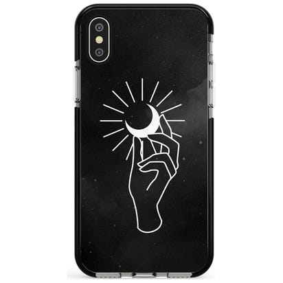 Hand Holding Celestial Moon