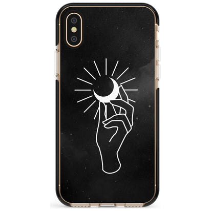 Hand Holding Celestial Moon