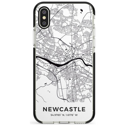 Stadtplan von Newcastle