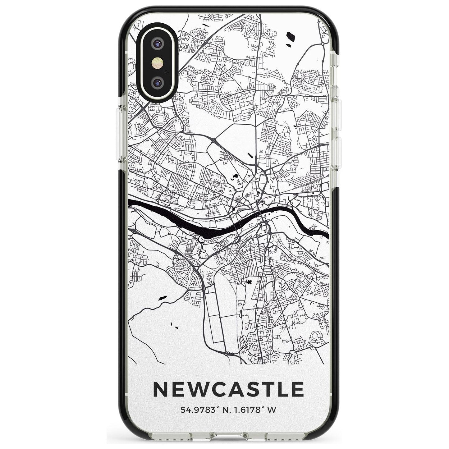 Stadtplan von Newcastle