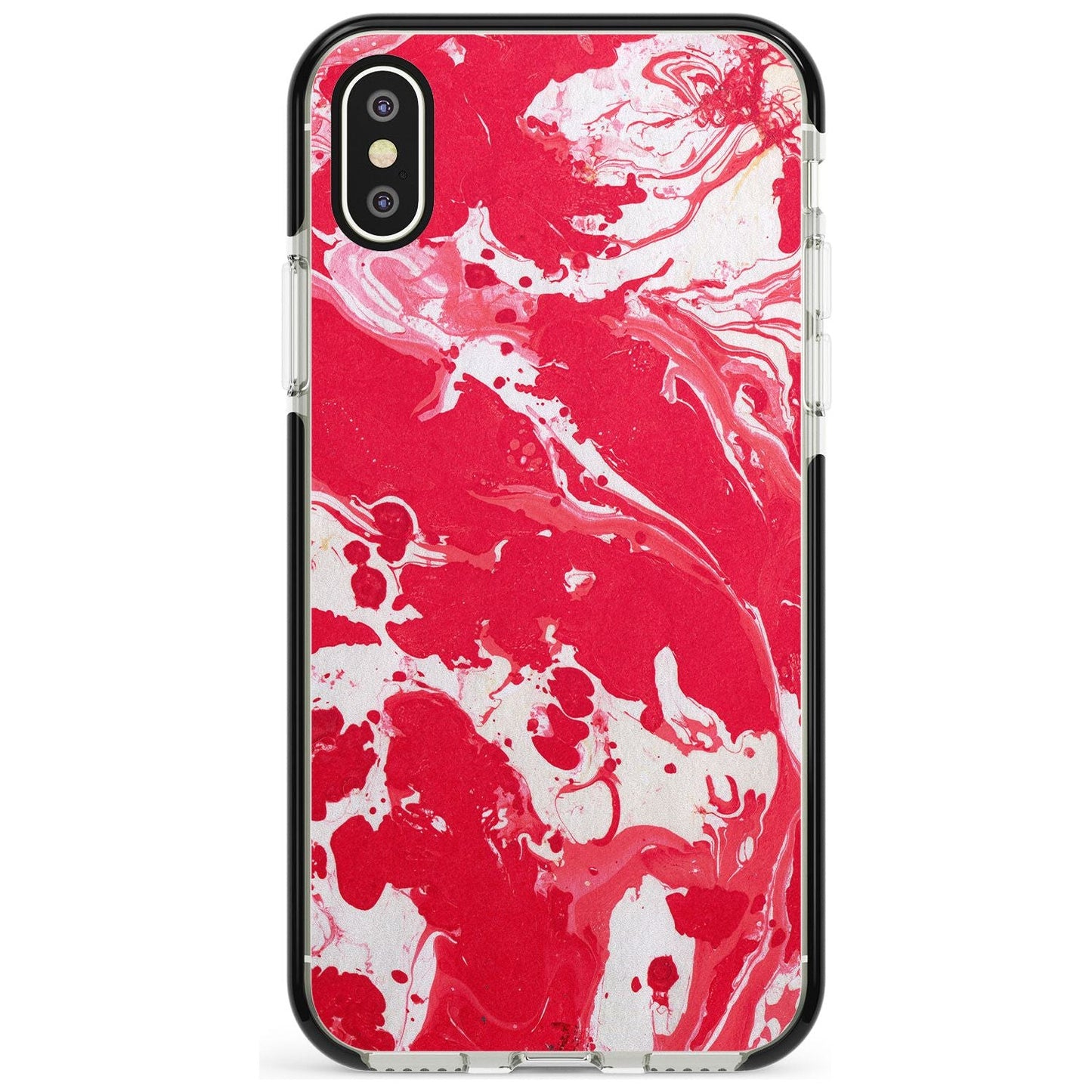 Red & White Marbled