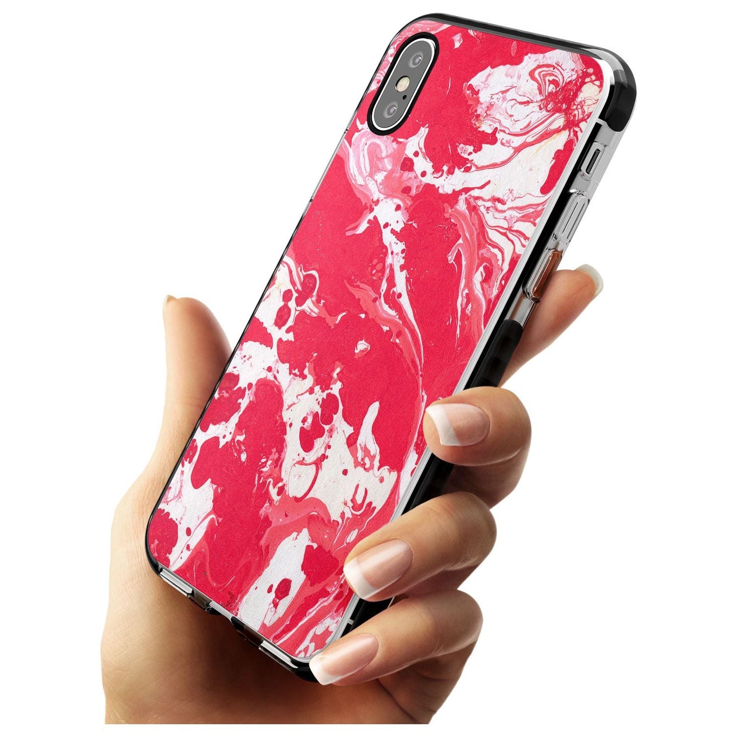 Red & White Marbled