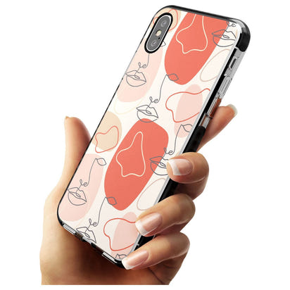 Abstract Face Line Art