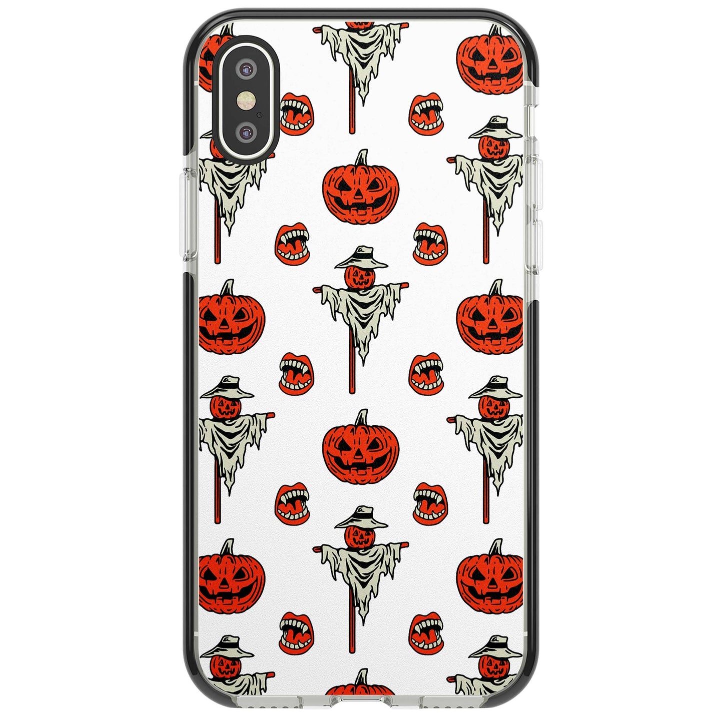 Retro Red Pumpkins & Scarecrows