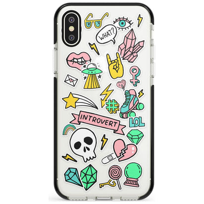 Autocollant introverti