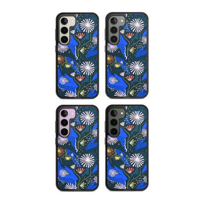 Dark Botanicals Abstract Pattern