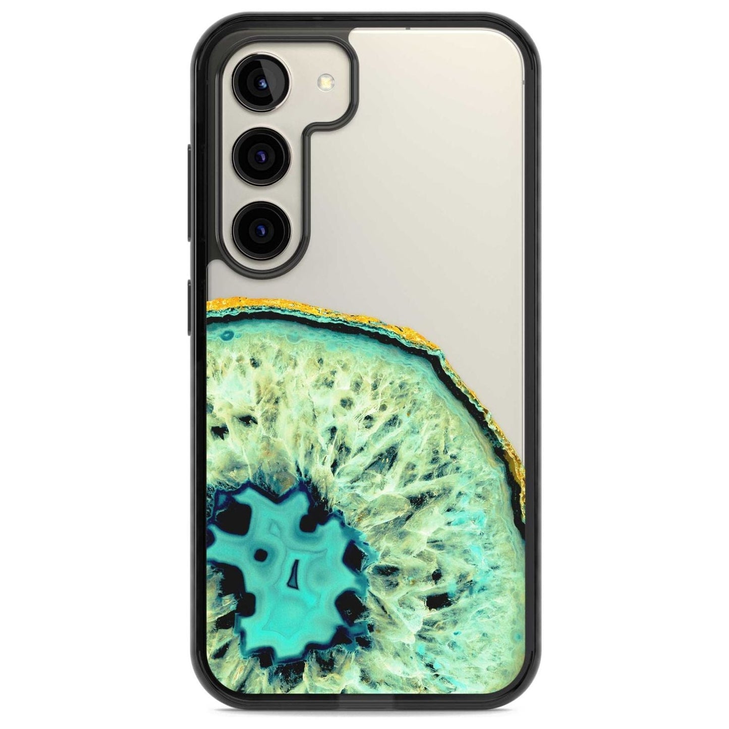 Géode turquoise en cristal