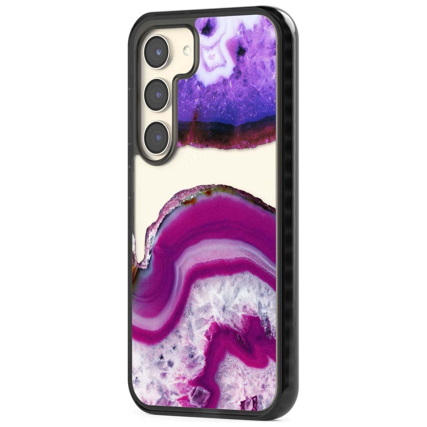 Tranche de cristal d'améthyste