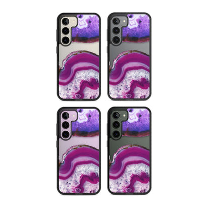 Tranche de cristal d'améthyste