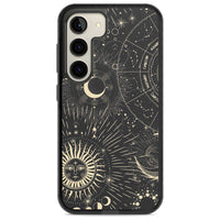 Soleil cosmique et symboles du zodiaque