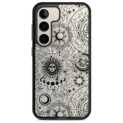 Soleils et Zodiaque Carte solaire