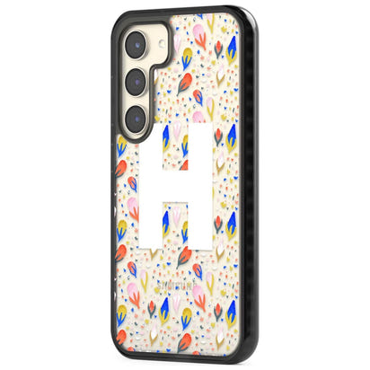 Personalised Abstract Floral Initial